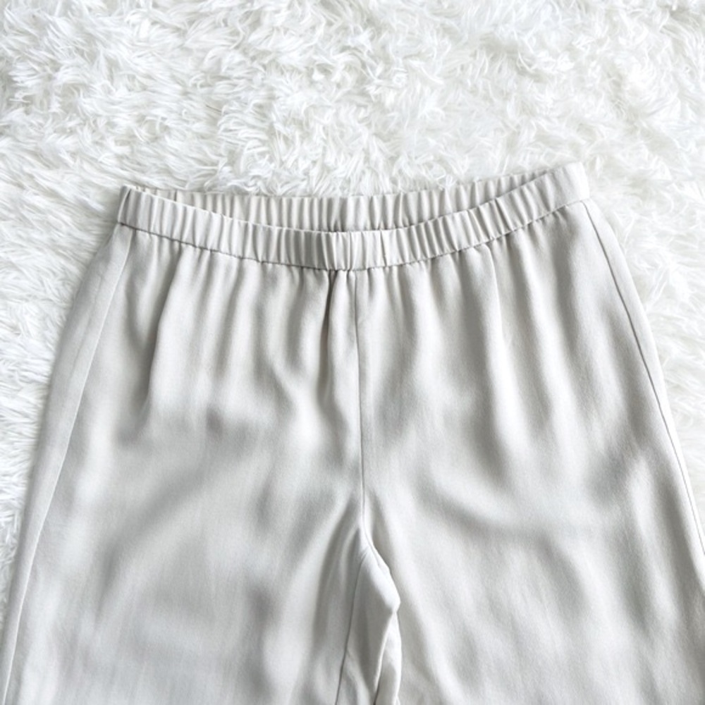π€New! Eileen Fisher Bone Straight Cropped Pants - Picture 5 of 7